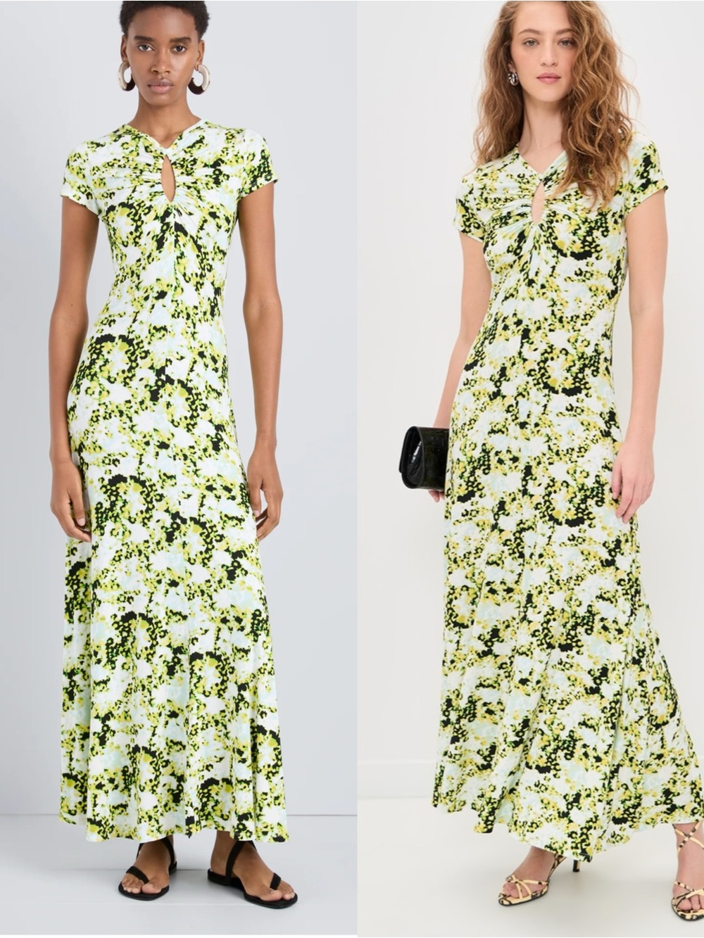 Proenza Schouler White Label Noelani Dress in Soft Jersey, XS S M